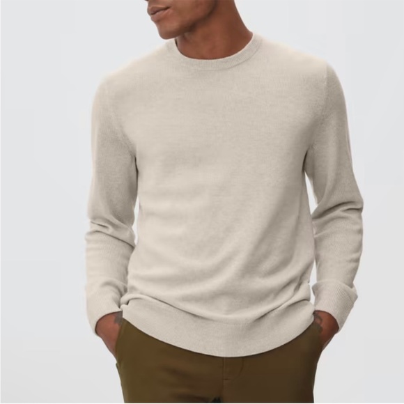 Everlane Other - EVERLANE Wool Crew Neck Sweater Beige Large